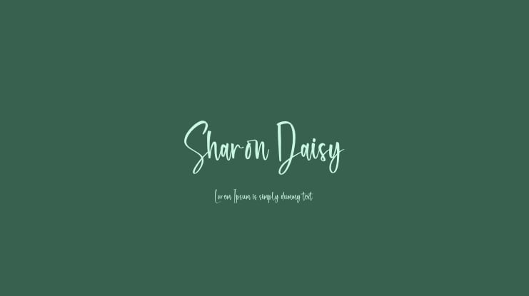 Sharon Daisy Font