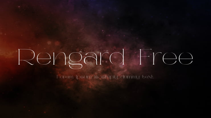 Rengard Free Font Family