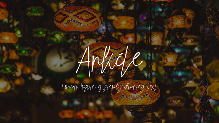 Arkite Font