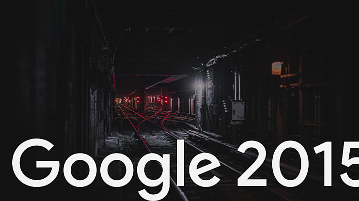 Google 2015 Font