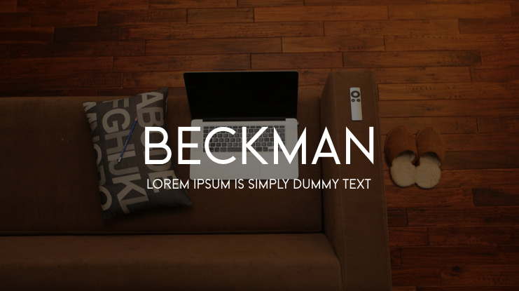 Beckman Font