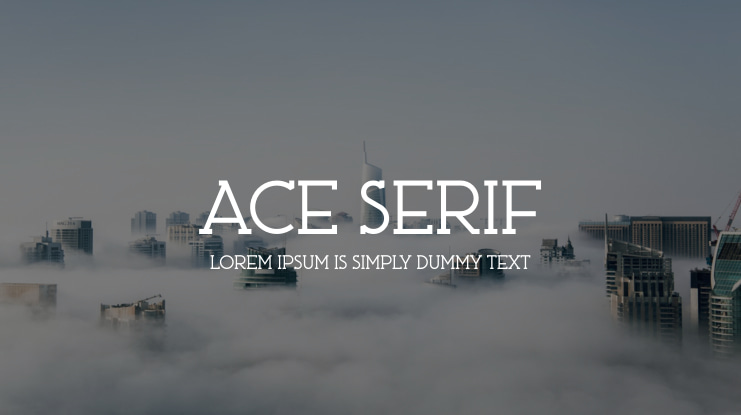 Ace Serif Font