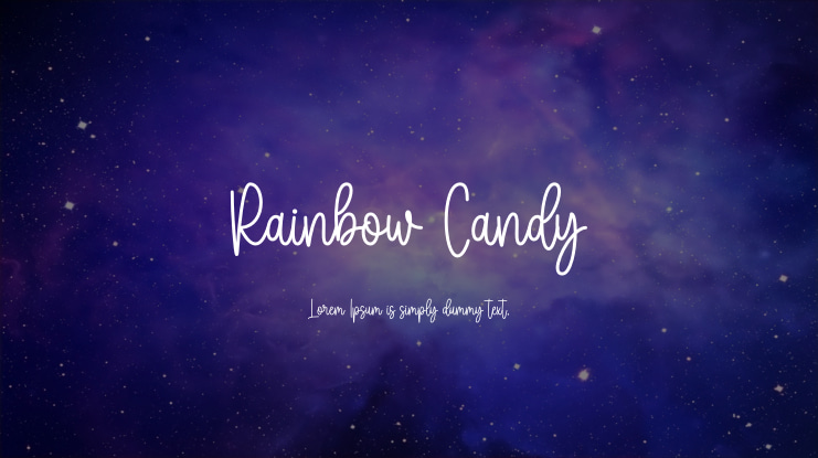 Rainbow Candy Font