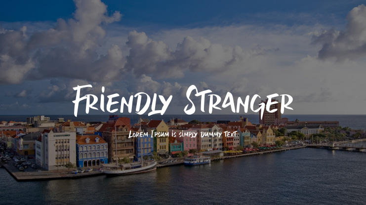 Friendly Stranger Font