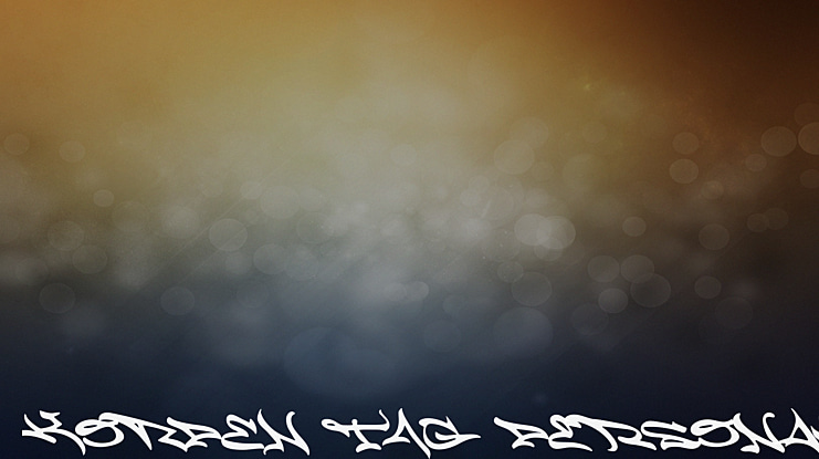 Korpen Tag PERSONAL USE Font