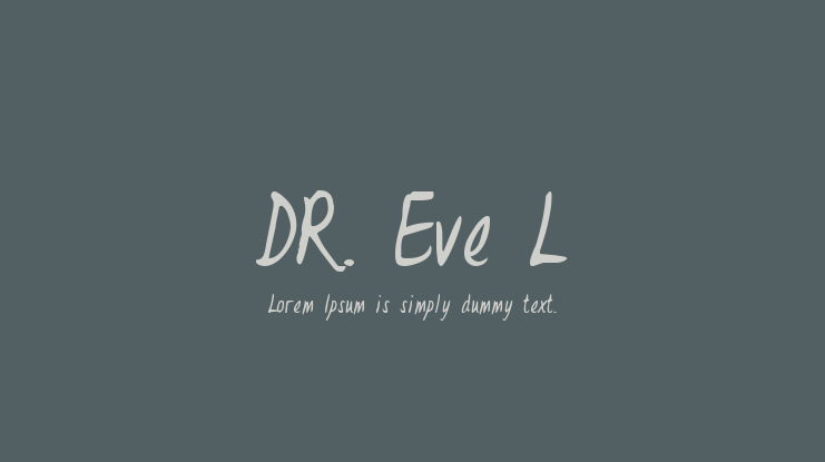 DR. Eve L Font