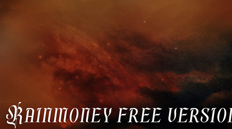 Rainmoney free version Font