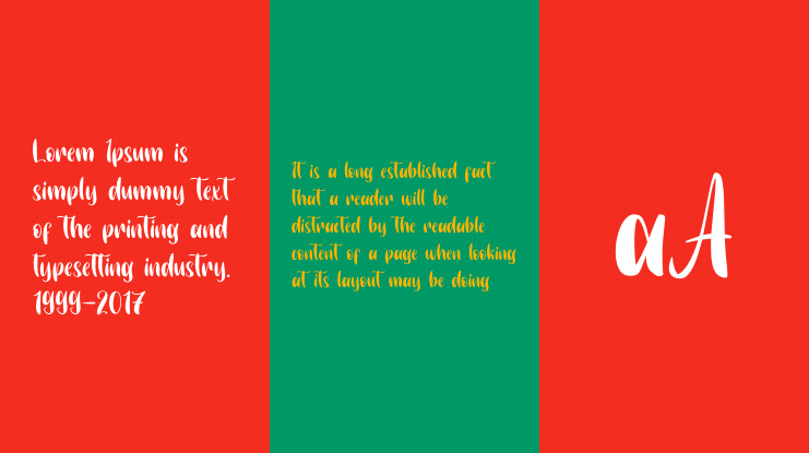 Yellow Spring - Personal Use Font