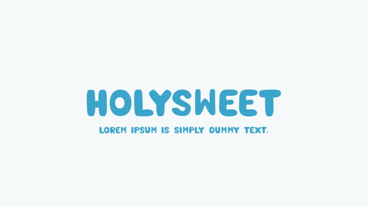 HOLYSWEET Font
