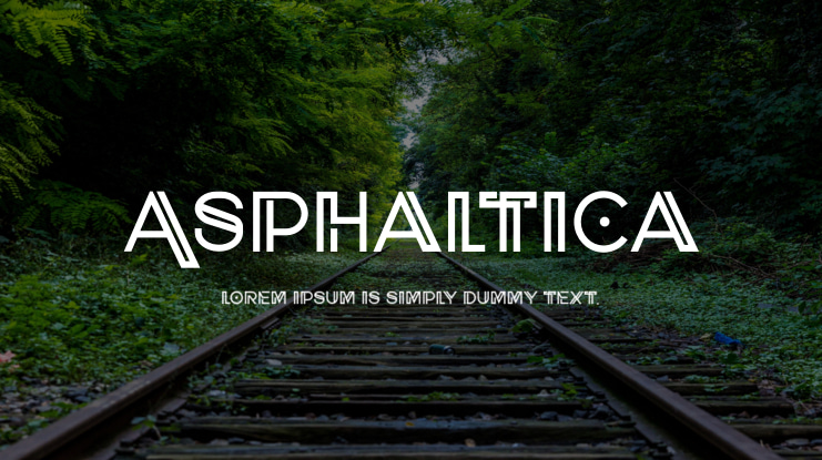 Asphaltica Font