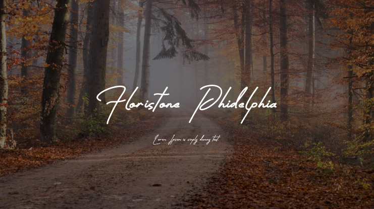 Floristone Phidelphia Font