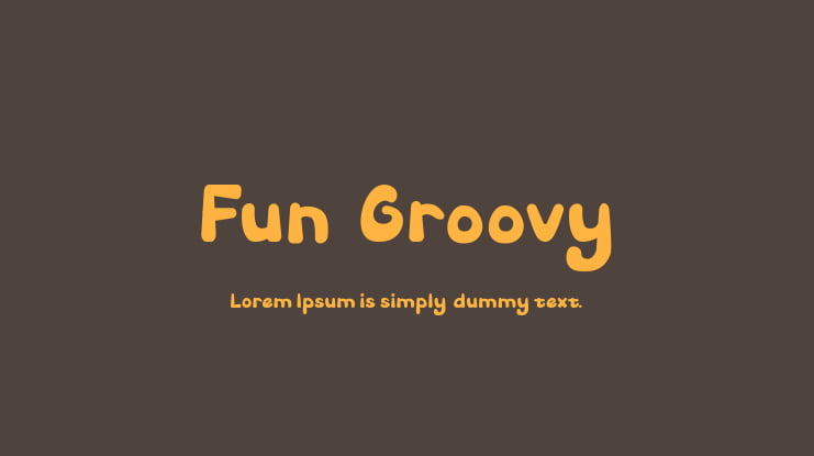 Fun Groovy Font