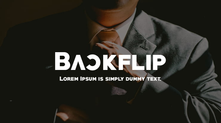 Backflip Font