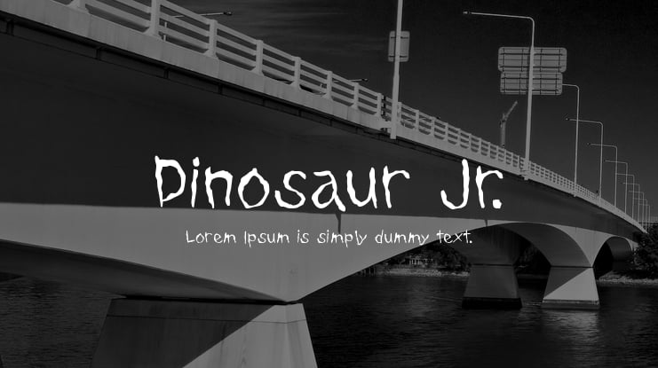 Dinosaur Jr. Font