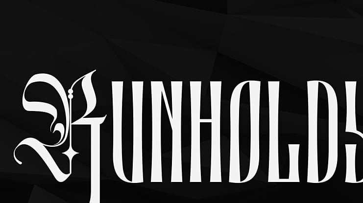 Runholdy Font