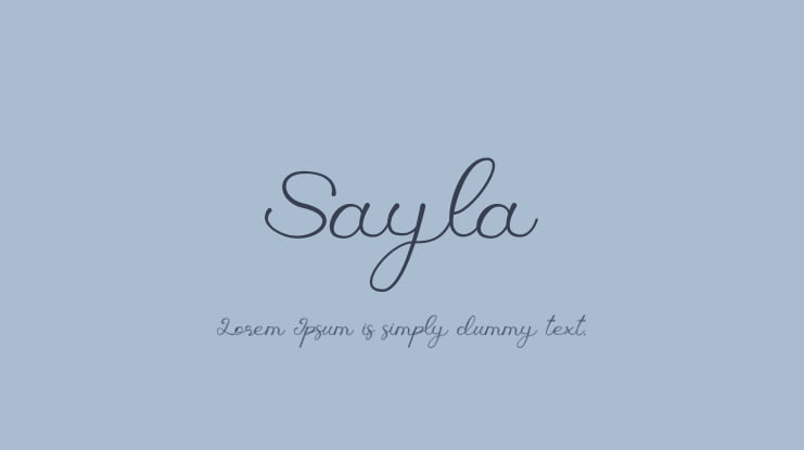 Sayla Font