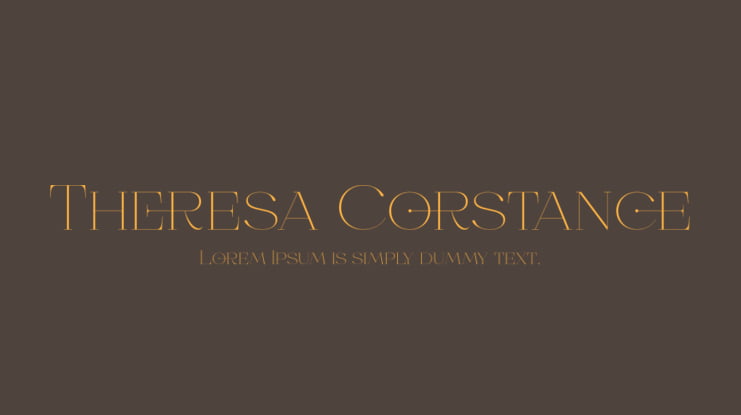 Theresa Corstance Font
