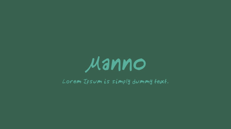 Manno Font