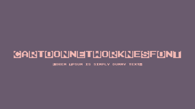 CaRtOoNnEtWoRkNeSfOnT  Font