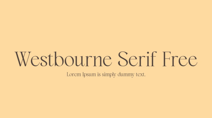 Westbourne Serif Free Font Family