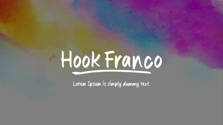 Hook Franco Font