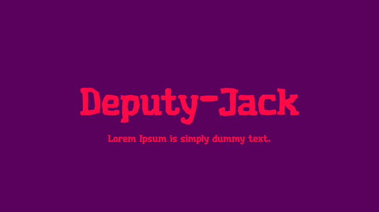 Deputy-Jack Font