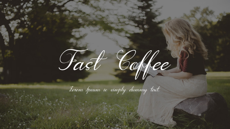 Fast Coffee Font