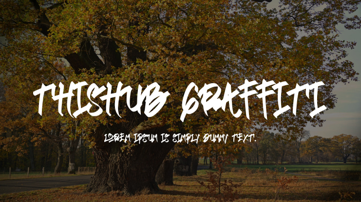 Thishub Graffiti Font