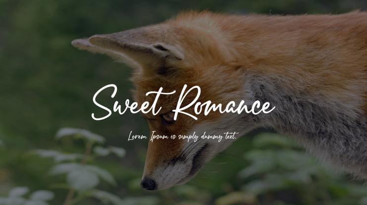 Sweet Romance Font