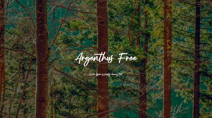 Argenthus Free Font