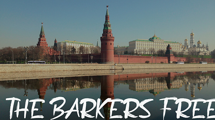 The Barkers Free Font