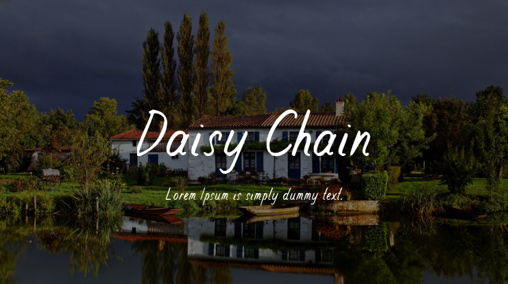 Daisy Chain Font