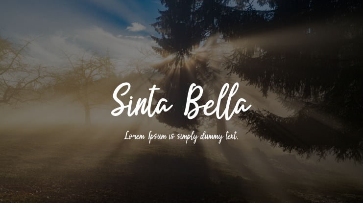 Sinta Bella Font