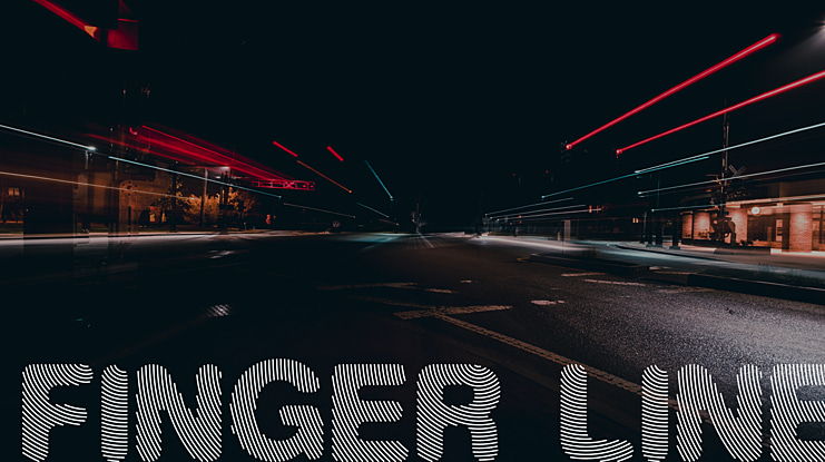 Finger Line Font