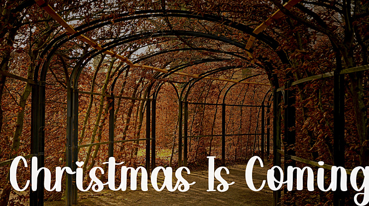 Christmas Is Coming Font
