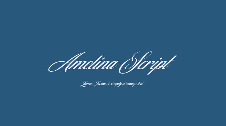 Amelina Script Font