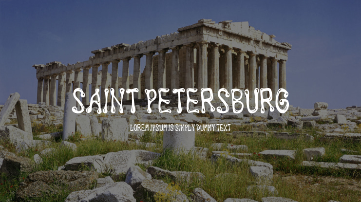 Saint Petersburg Font