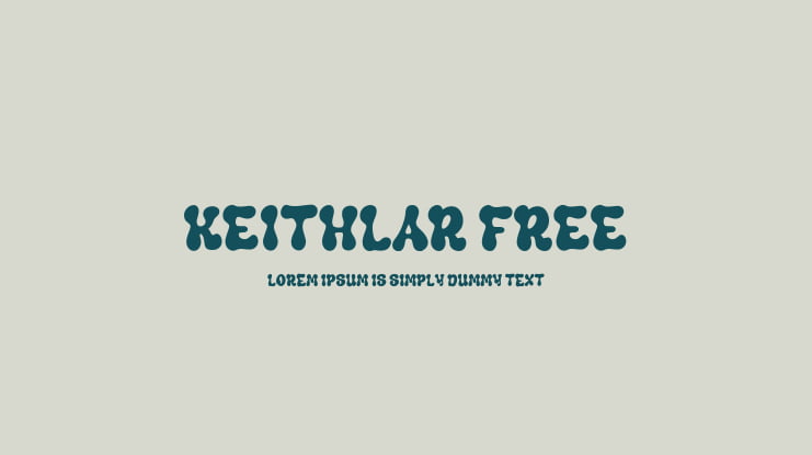Keithlar Free Font