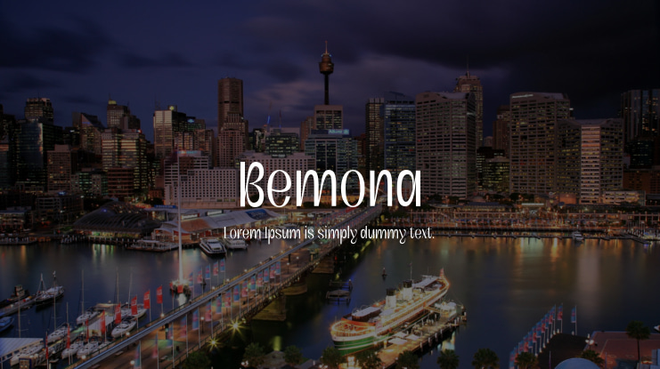 Bemona Font