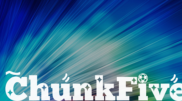ChunkFive Roman_Football version Font