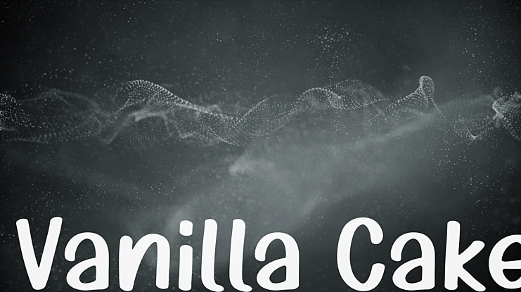 Vanilla Cake Font