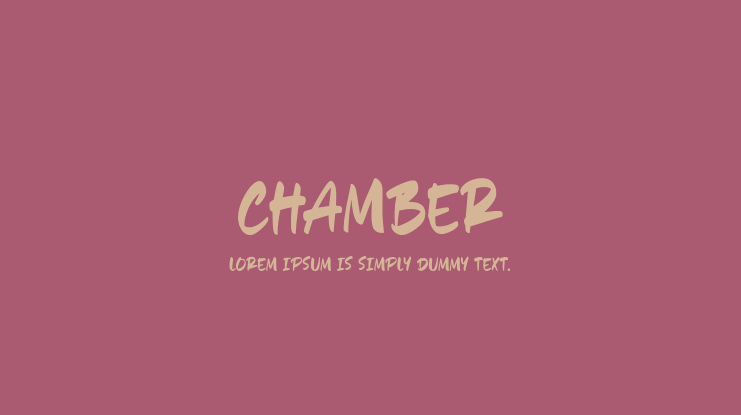 Chamber Font