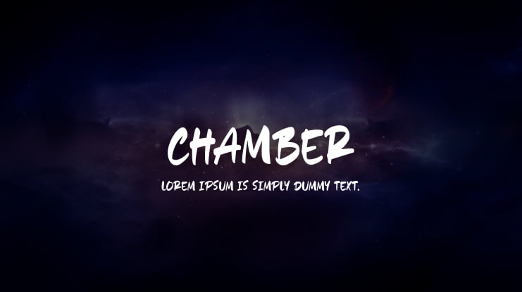 Chamber Font