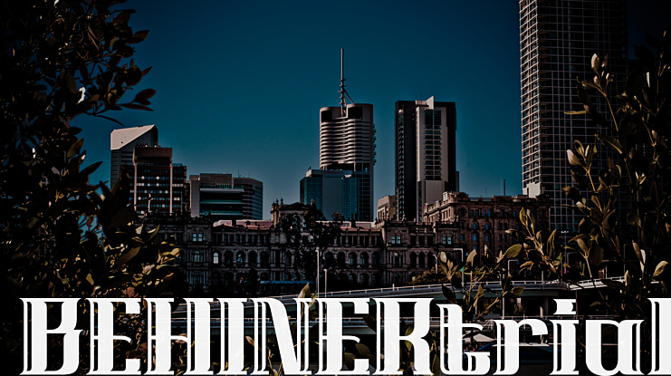 BEHINERtrial Font