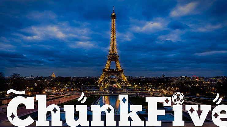 ChunkFive Roman_Football version Font
