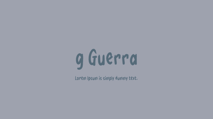 g Guerra Font
