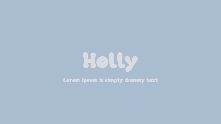 Holly Font