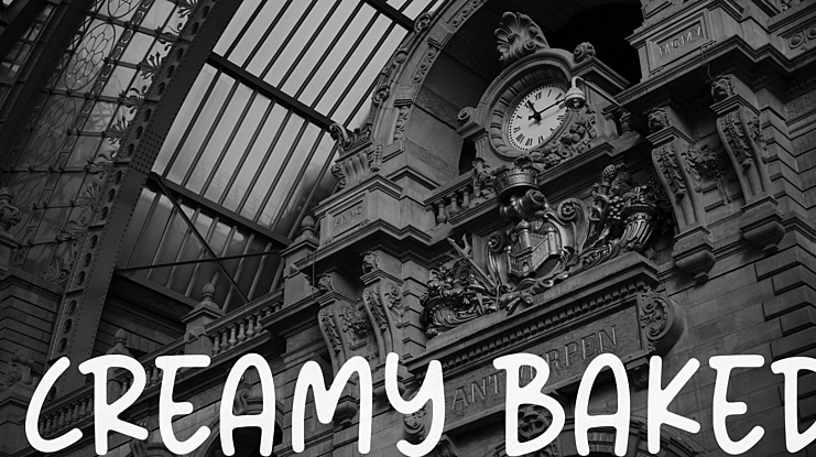 Creamy Baked Font