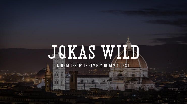 JQKAs Wild Font