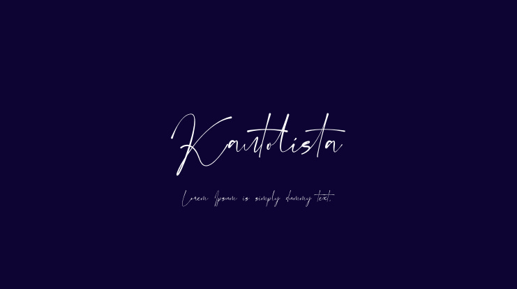 Kantolista Font